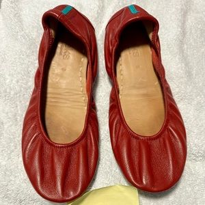 Cardinal Red Tieks size 9